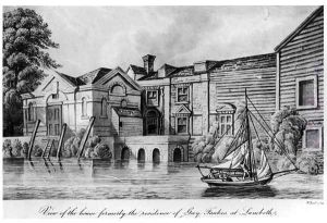 View of the House Formerly the Residence of Guy Fawkes at Lambeth, c.1850 by W. Read