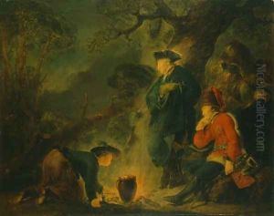 Frederick the Great and General von Ziethen on their way to the Battle of Torgau by Christian Bernhard Rode