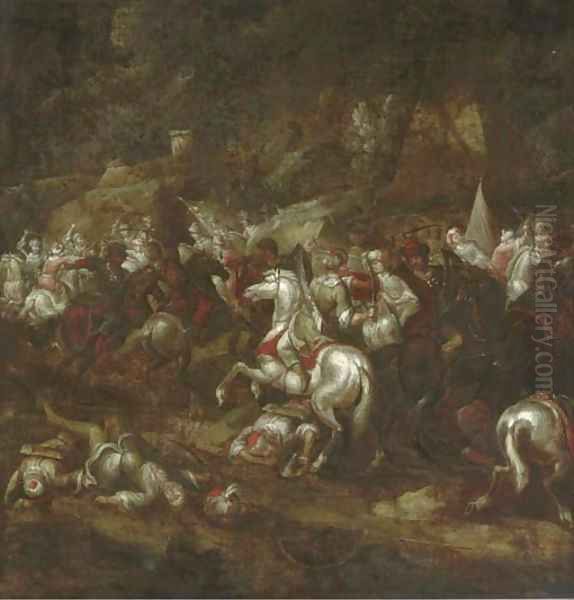 A cavalry battle 3 - view 1