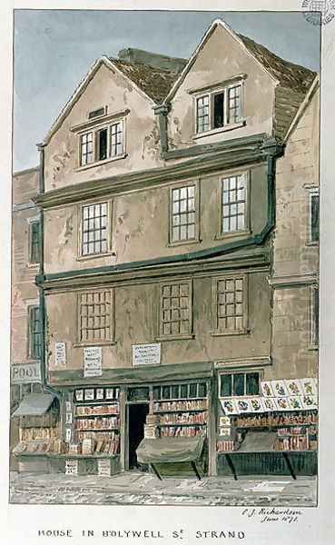House in Holywell Street, the Strand, 1871 - view 1