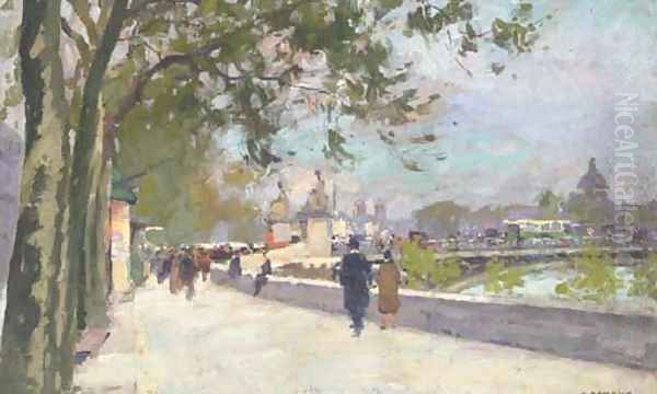 Le Quai des Tuileries, Pont du Carrousel - view 1