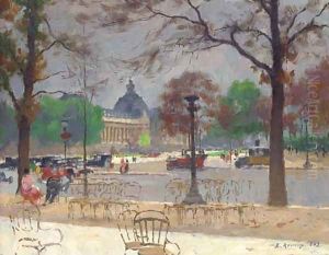 Avenue des Champs Elysees et Le Petit Palais