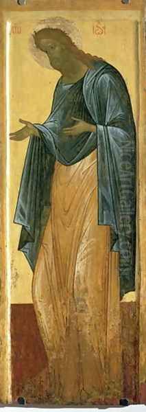 St. John the Forerunner, from the Deisis tier of the Dormition Cathedral in Vladimir - view 1