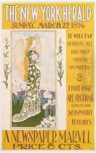 Advertisement for The New York Herald, 1896 by Louis John Rhead