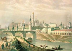 View of the Moscow Kremlin, 1830