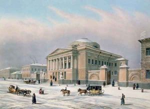 The House of the Tutorial Council in Moscow, printed by Louis-Pierre-Alphonse Bichebois 1801-50, 1840s