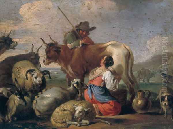 Milking Shepherds - view 1