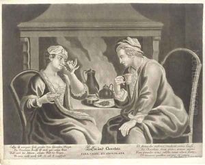 The Times of the Day (with Drinks appropriate to the Hour) by Johann Elias Ridinger or Riedinger