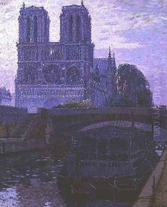 Notre Dame, Paris by Pierre Gaston Rigaud