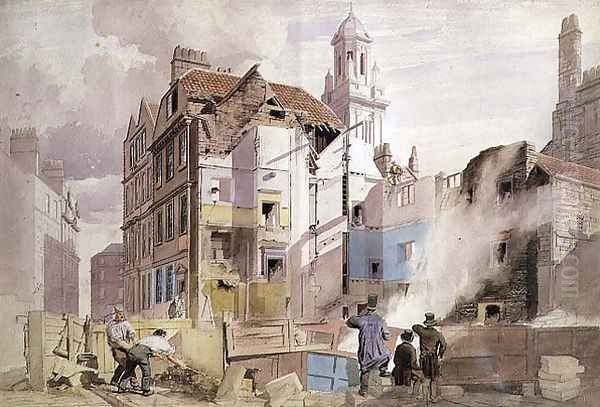 Demolition of Houses in Abbeygate Street, Bath - view 1