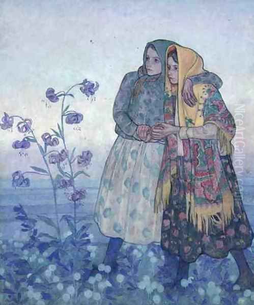 Procession of Polish Highland Women, c.1910 - view 1
