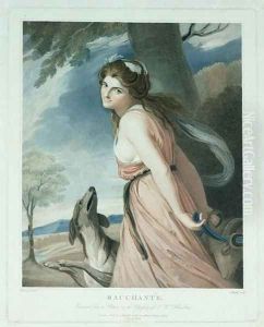 Bacchante, engraved and pub. by Charles Knight 1743-c.1826, 1797 by George Romney