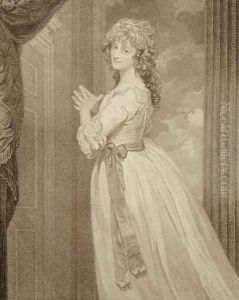 Mrs Jordan in the Character of the Country Girl, engraved by Francesco Bartolozzi 1727-1815 by George Romney