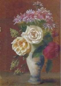 A mixed bouquet by Henri Robbe