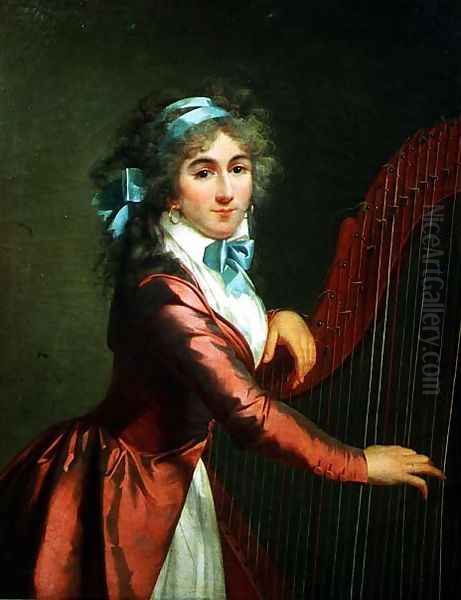 Portrait of a Young Harpist - view 1