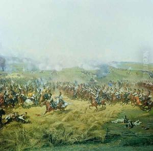 The Rayevsky Batter, detail from the Battle of Borodino in 1812