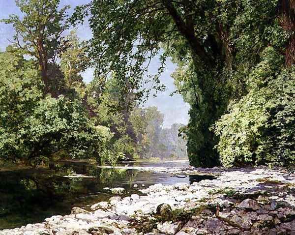 Wooded riverscape - view 1