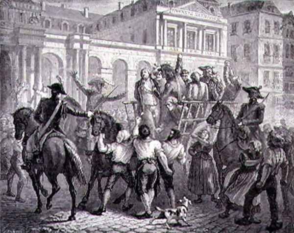 The Duke of Orleans taken to Trial in 1793, engraved by Blanpain - view 1