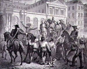 The Duke of Orleans taken to Trial in 1793, engraved by Blanpain