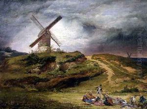 The Gathering Storm, 1848 by John Charles Robinson
