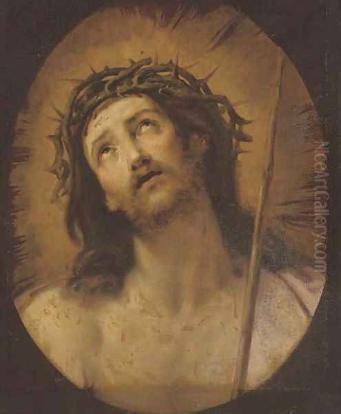 Ecce Homo, in a feigned oval - view 1