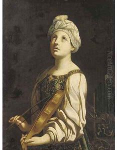 Saint Cecilia 2 by Guido Reni