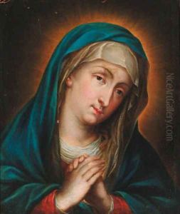 The Madonna at prayer by Guido Reni
