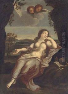 The Penitent Magdalen 3 by Guido Reni