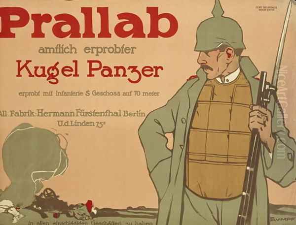German advertisement for a bullet-proof vest, 1914-1916 - view 1