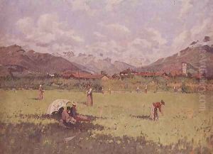 Country Landscape by Enrico Reycend