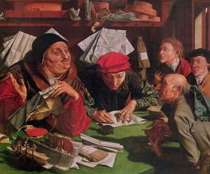 The Lawyers Office, c.1545 by Marinus van Roymerswaele