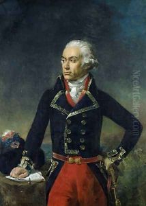 Charles-Francois du Perier Dumouriez 1739-1823 after a painting by Jean Antoine Houdon, 1834
