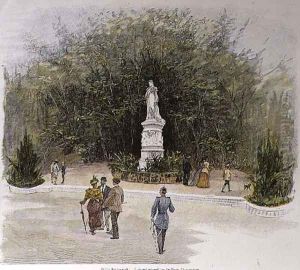 The Luisen Memorial in the Thiergarten of Berlin
