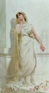 The Young Bride, 1883 by Alcide Theophile Robaudi