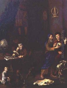 The Alchemist by Pieter Gerritsz. van Roestraten