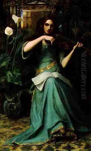 Girl with a Violin - view 1