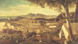 Gold diggings, Ararat, 1853