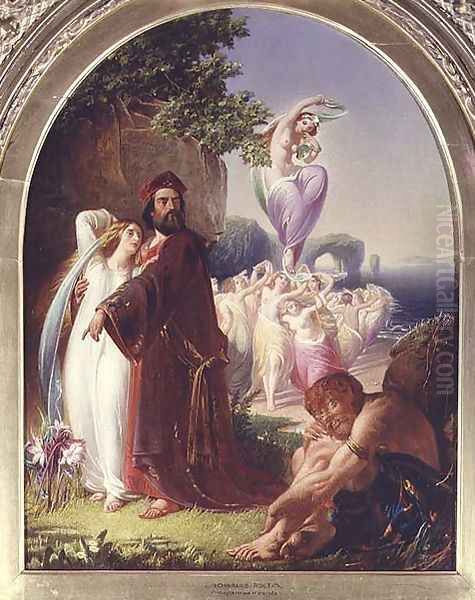 Prospero and Miranda, 1857 - view 1