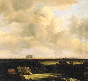 The bleeching fields near Haarlem by Isaak van Ruisdael