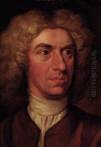 Portrait of a gentleman, head-and-shoulders, in a brown coat