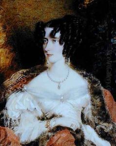 Mary Anne Disraeli 1792-1868, 1829 by Francois Theodore Rochard