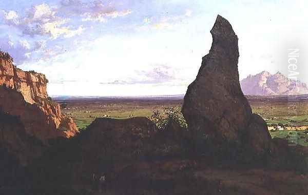 Landscape with a Prominent Rock - view 1