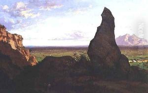 Landscape with a Prominent Rock by Luis Rigalt