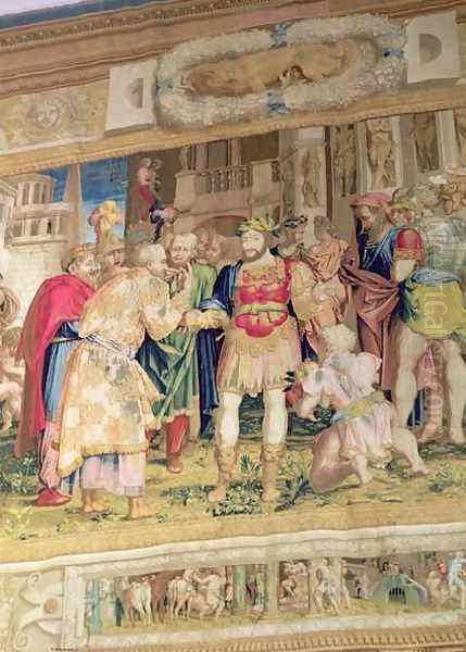 The Unification of the States, detail showing Francis I of France 1494-1547 - view 1