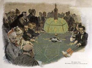 Scene in a Casino by Rosenstand, E.