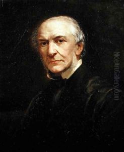 Portrait of William Ewart Gladstone 1809-98 c.1877 by William Thomas Roden