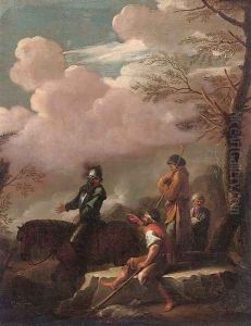 Brigands in a landscape