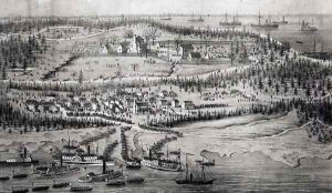 The Burnside Expedition Landing at Roanoke Island, February 7th 1862