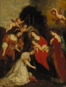 The Crowning of Saint Catherine with Saint Agatha and Saint Euphemia