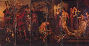 Salome being presented with the Head of Saint John the Baptist